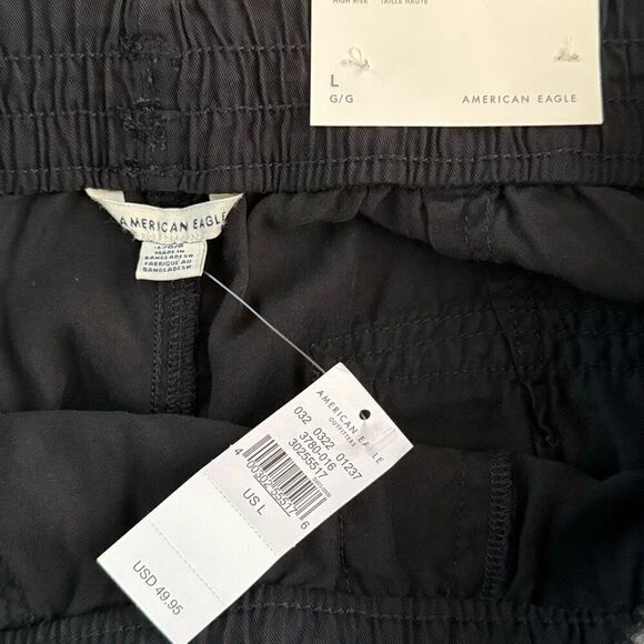 American Eagle Outfitters Black Jogger Pants NWT - Women’s US L - Picture 7 of 8